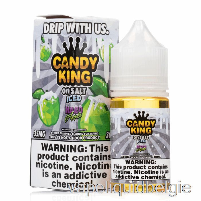 Vape Smaken Ijskoude Harde Appel - Candy King Op Zout - 30ml 50mg